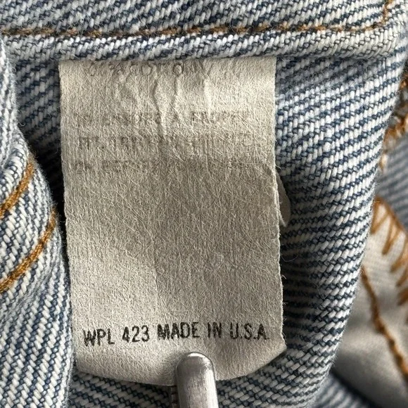 Levi's 70505 Vintage‎ USA Made Trucker Jacket Medium Denim Fade